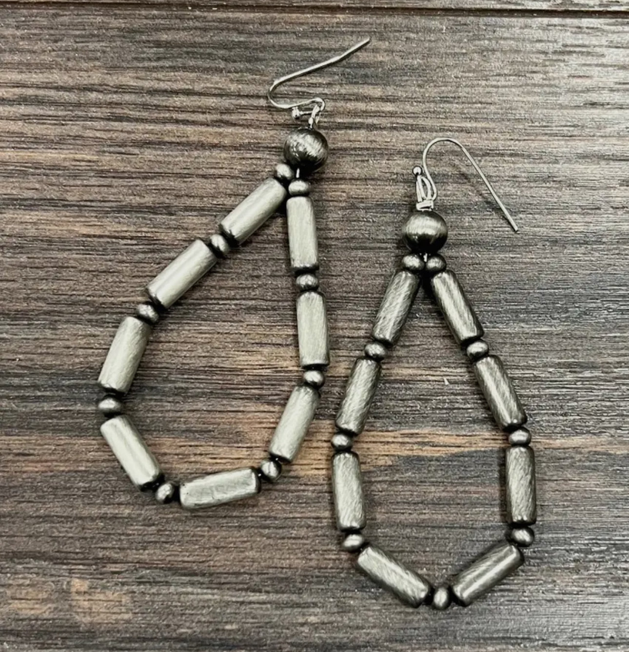 Cylindrical Navajo Bead Earrings