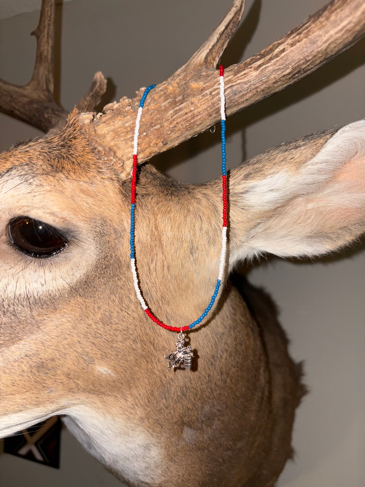 Barrel Racing USA Necklace