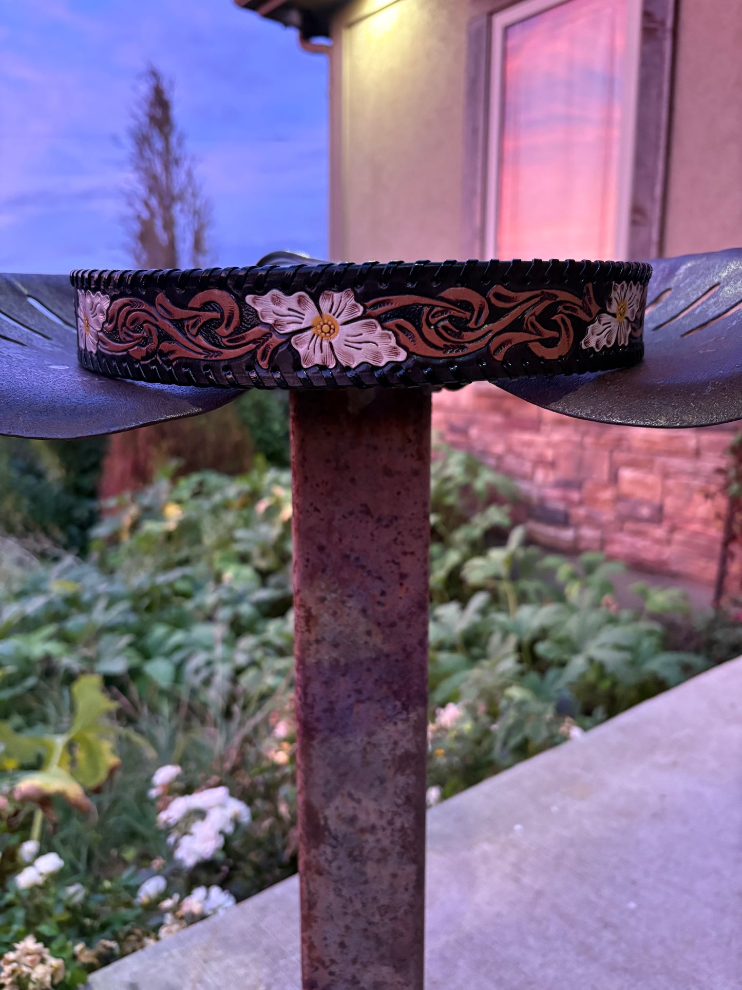 Daisy Hand-Tooled Belt