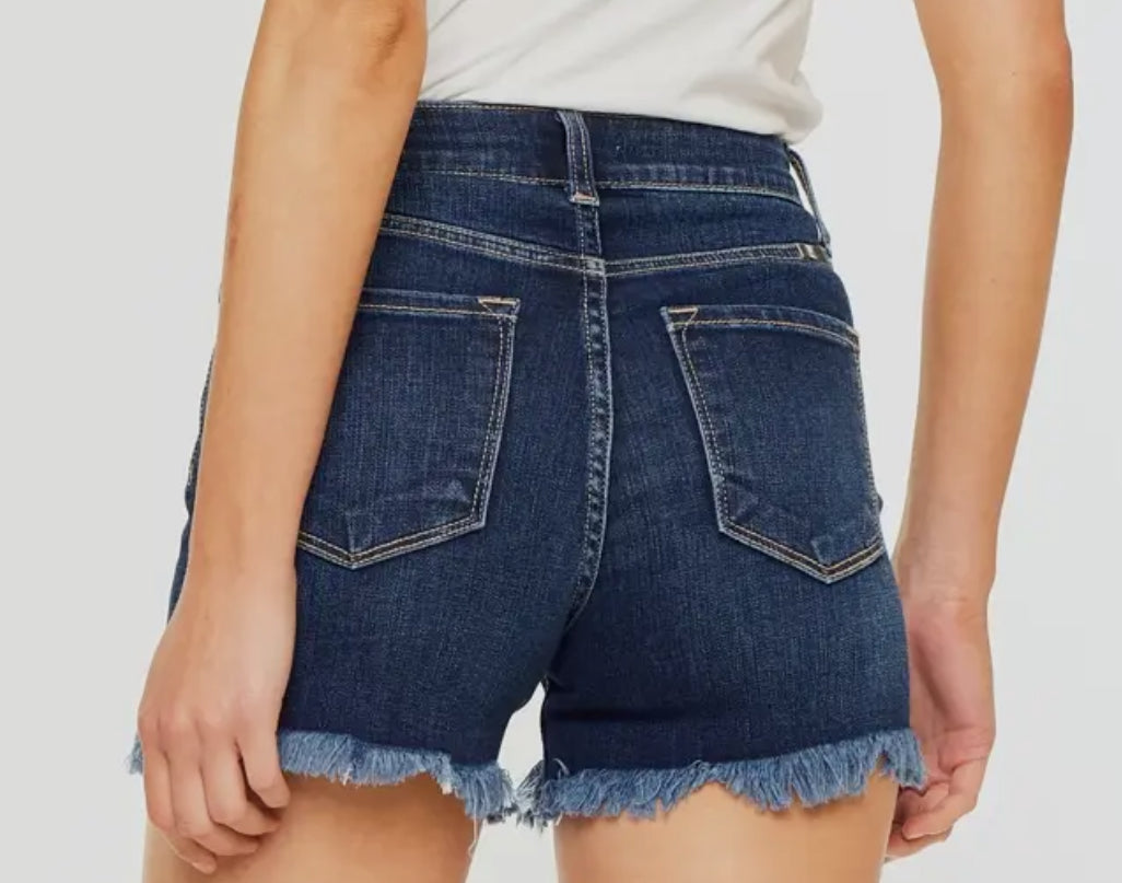Kan Can Dark Wash Shorts