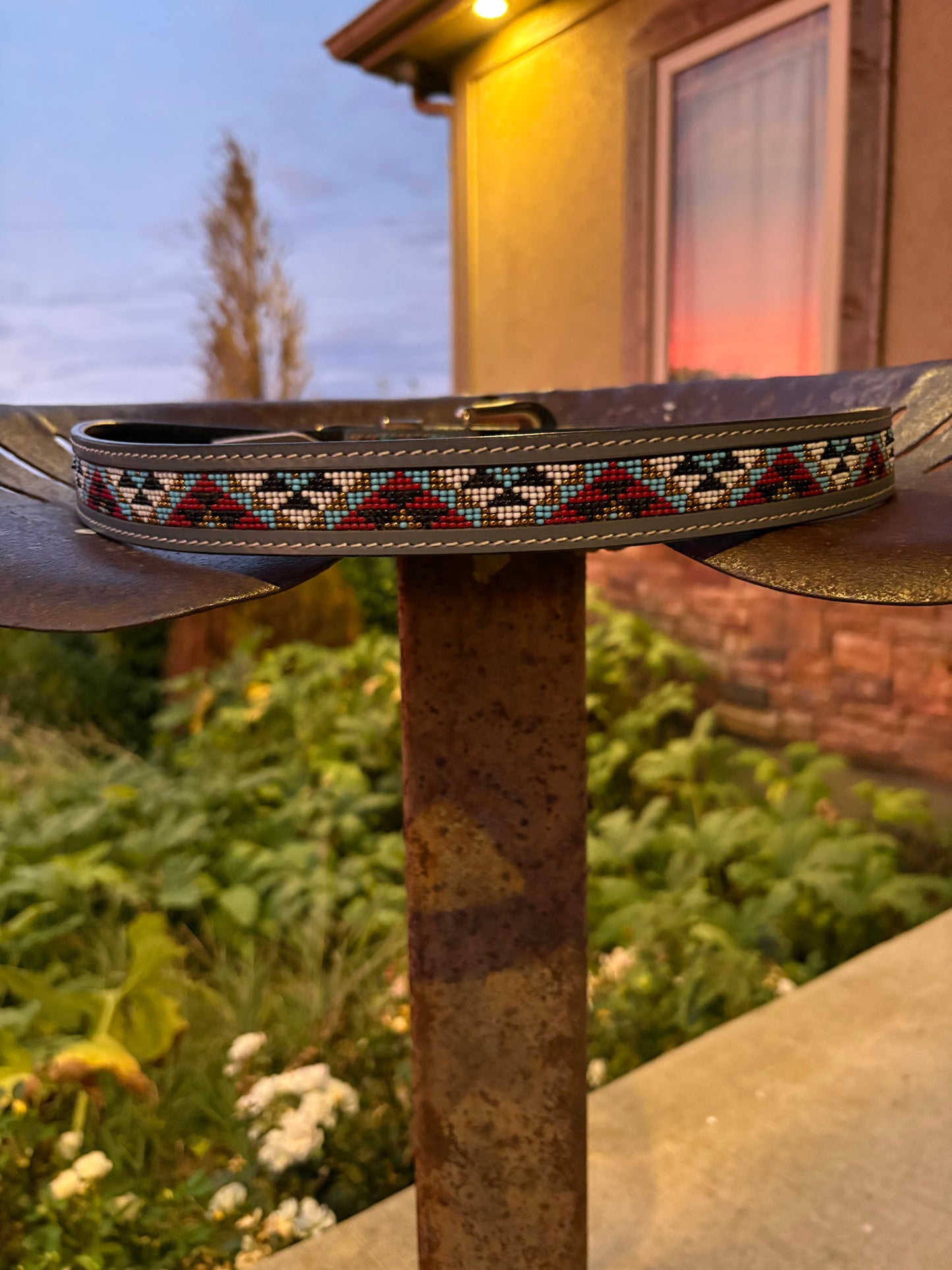 Sunrise Hand-Tooled Belt
