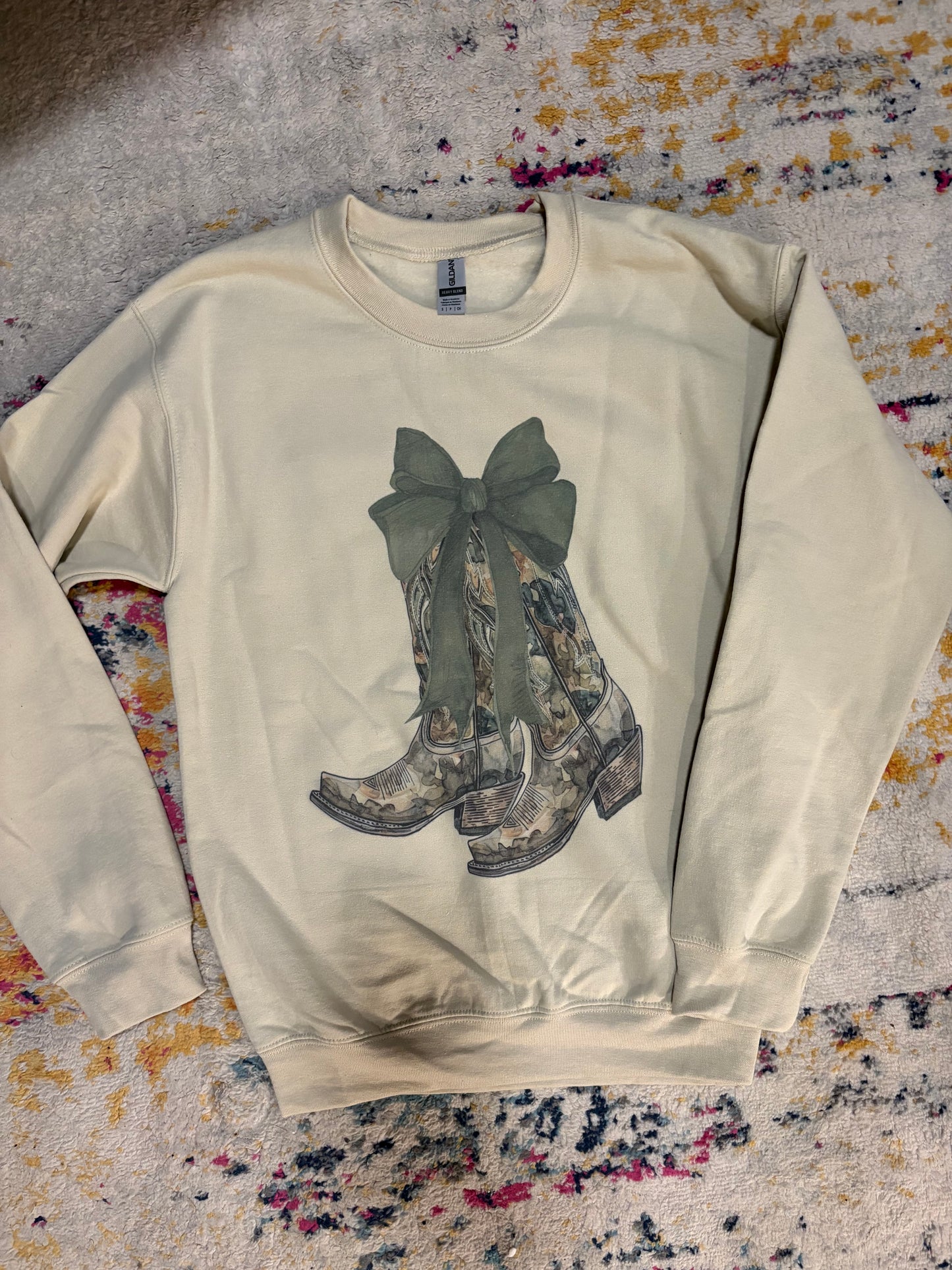 Camo Boot Sweatshirt