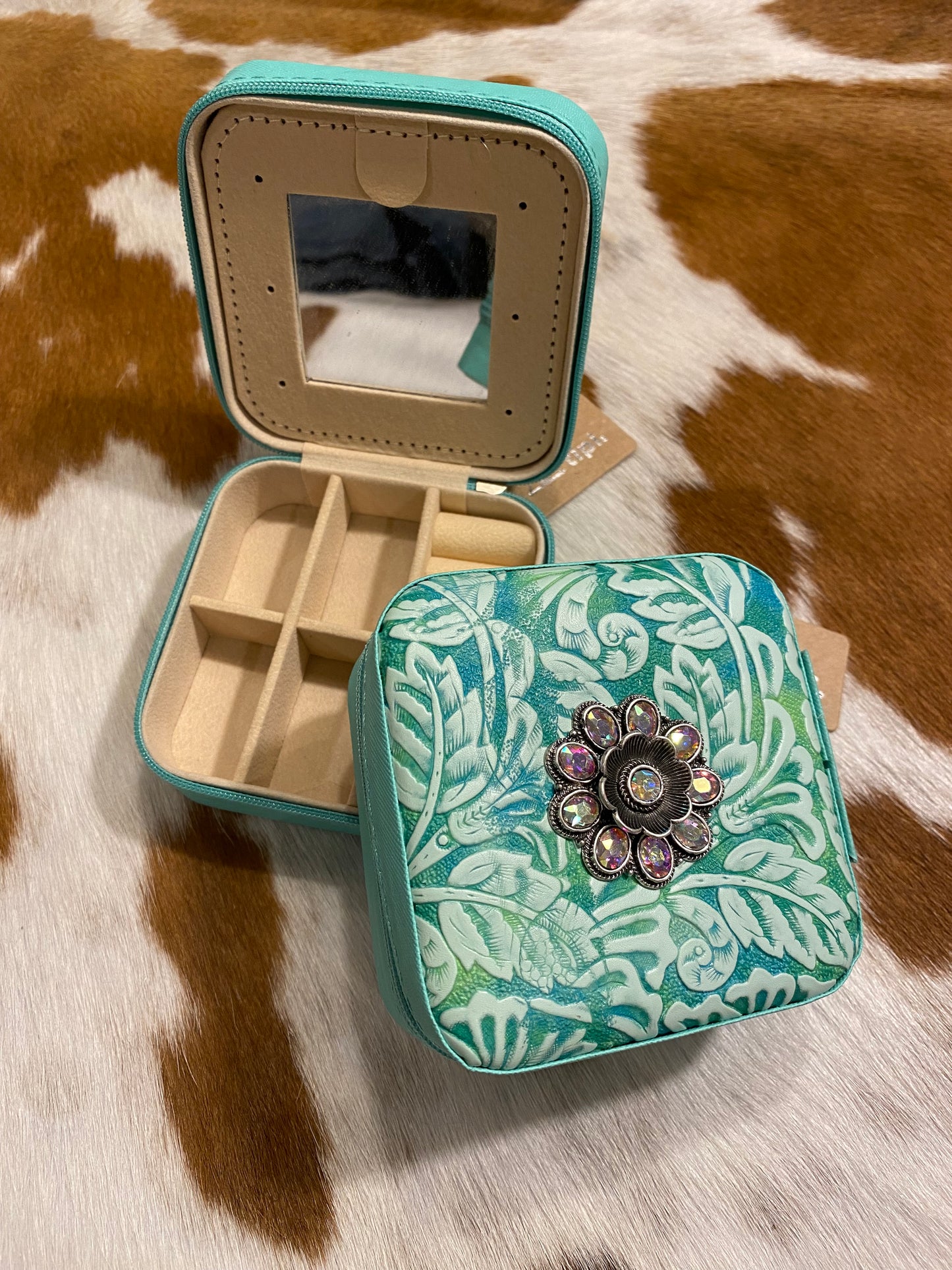 Teal Jewelry Box