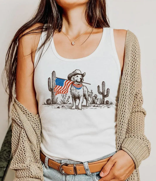 Lab Patriotic Tank Top