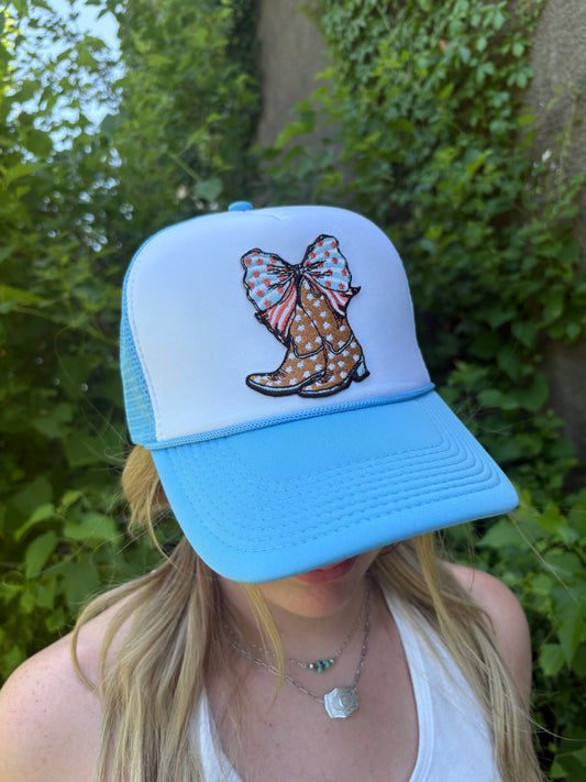 Patriotic Boot Hat