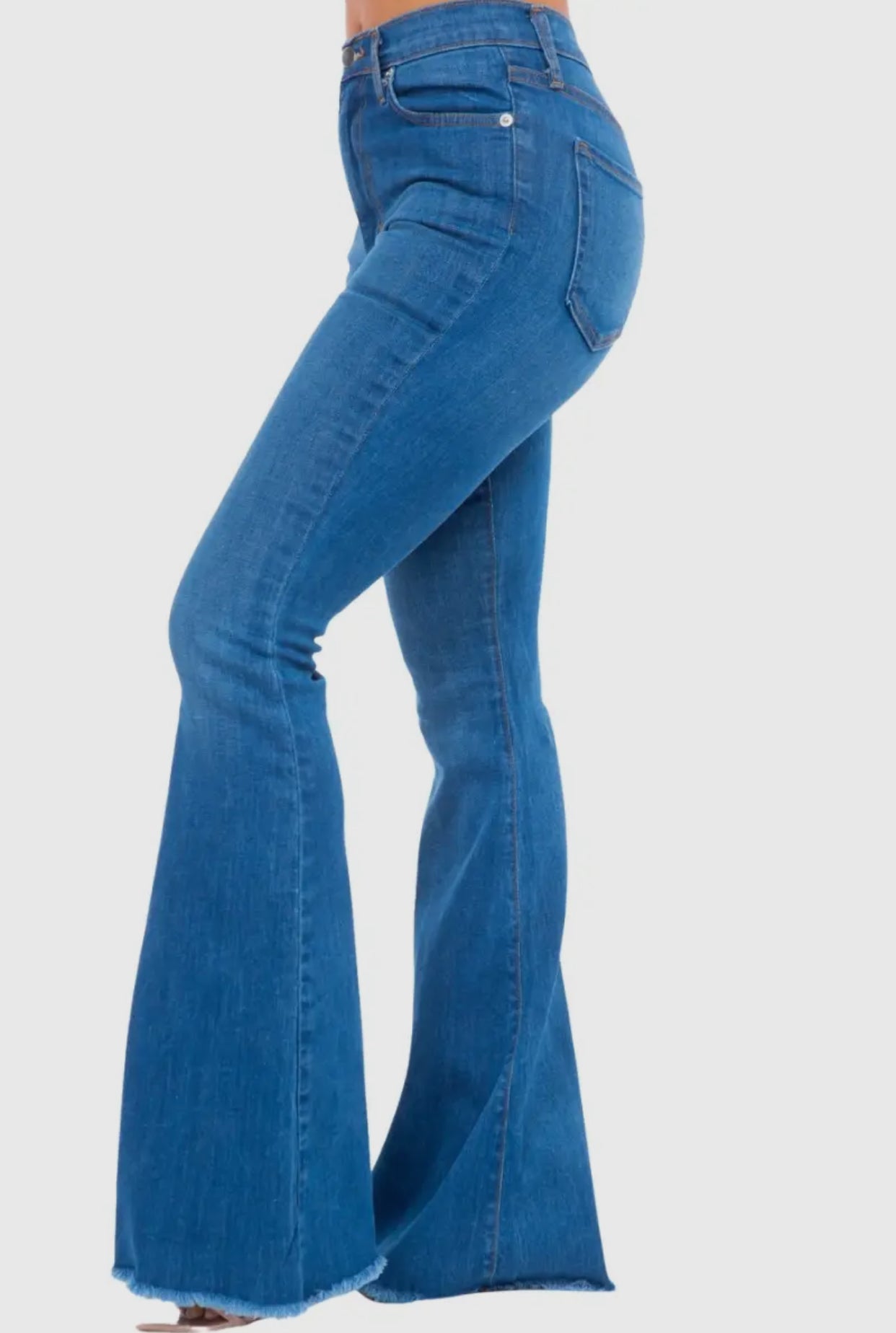 Medium Flare Blue Jeans