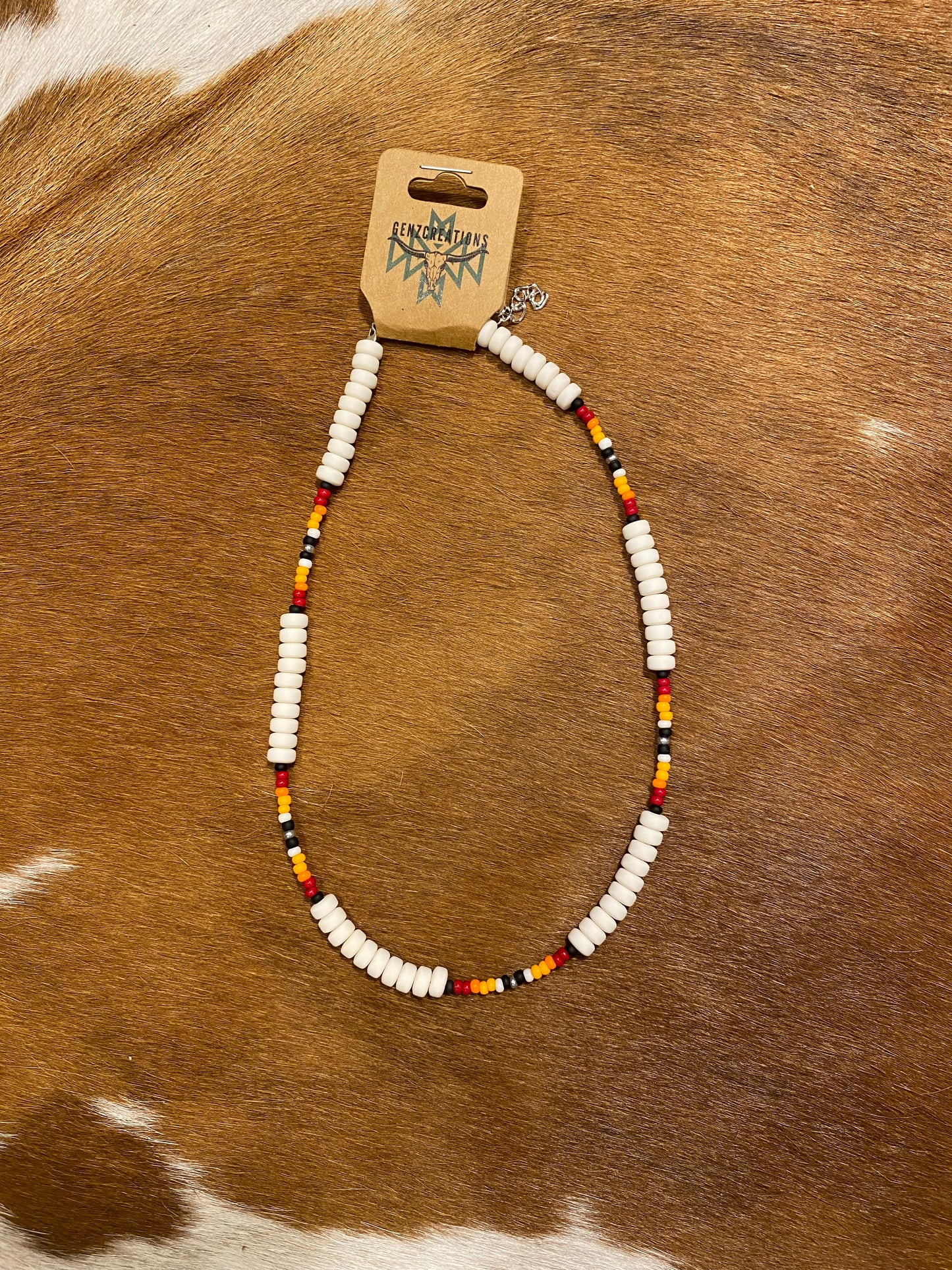 White Southwest Necklace