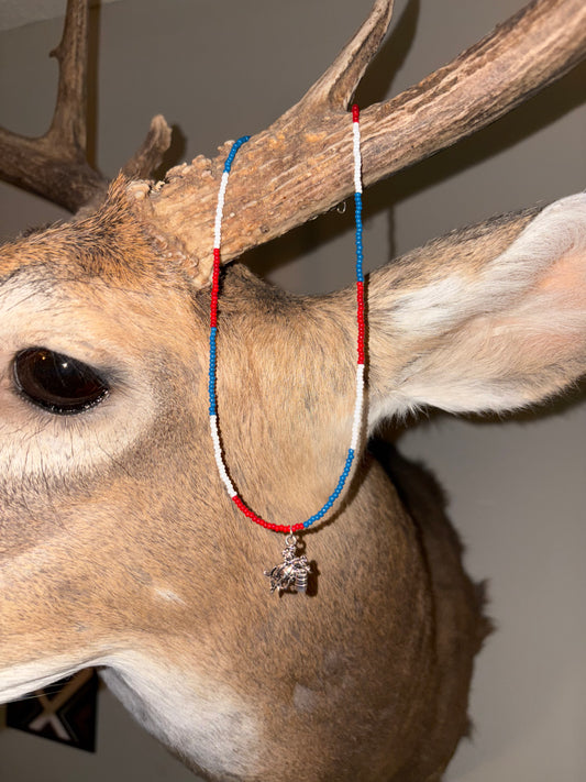 Barrel Racing USA Necklace