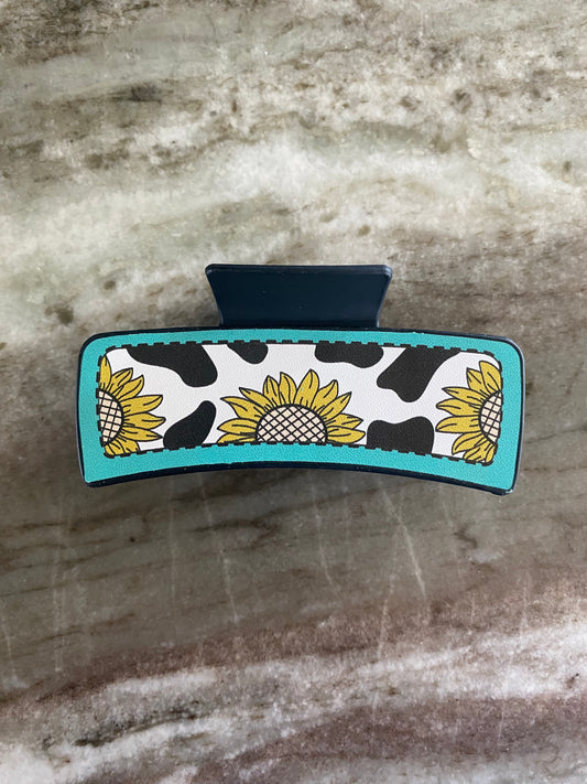 Sunflower Cow Clip