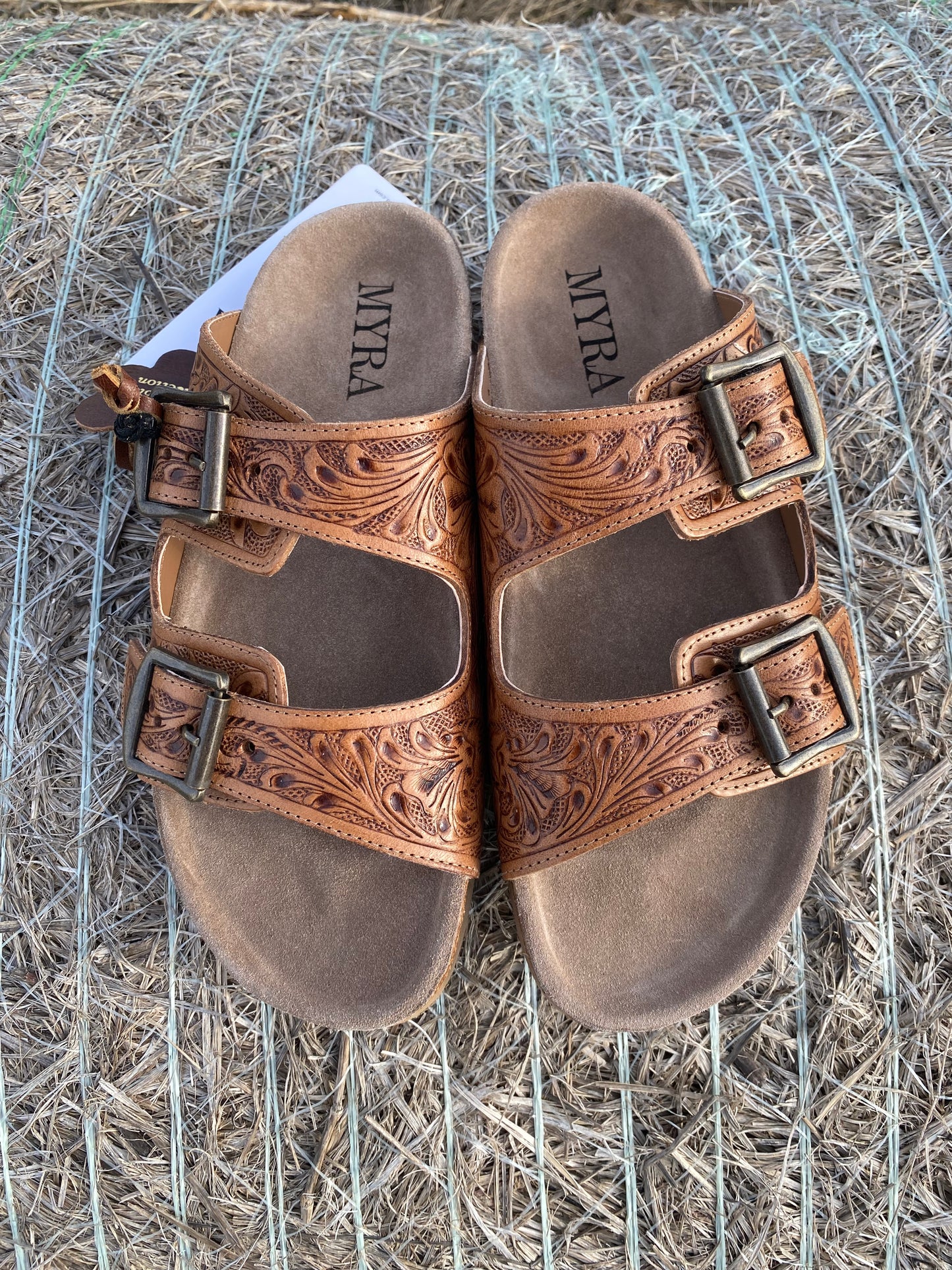 Falling Feather Sandals