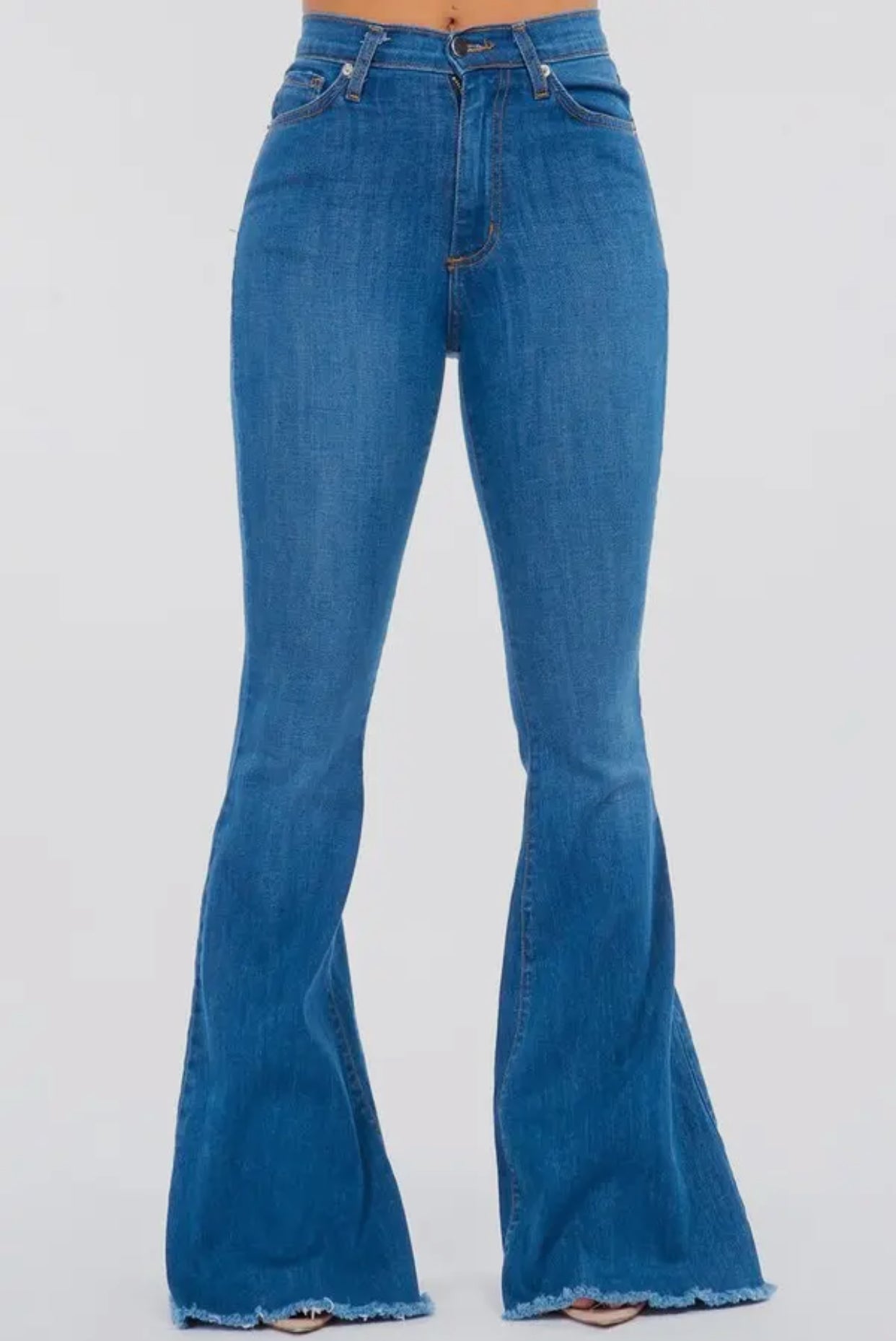 Medium Flare Blue Jeans