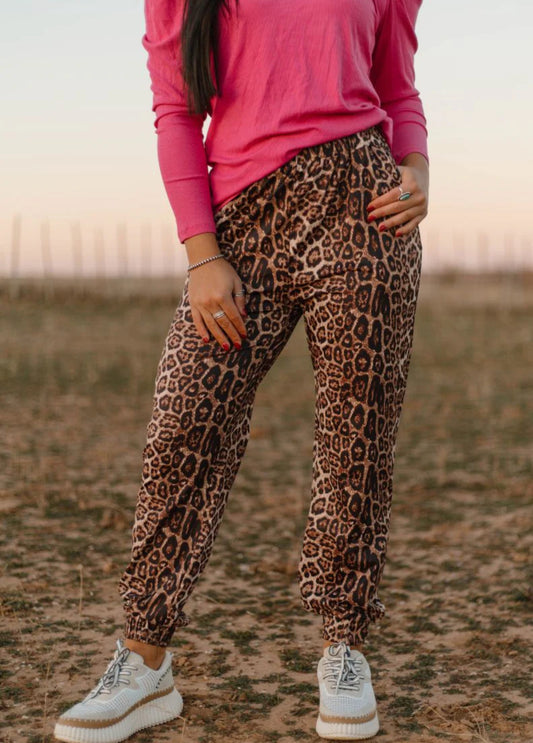 Cheetah Joggers