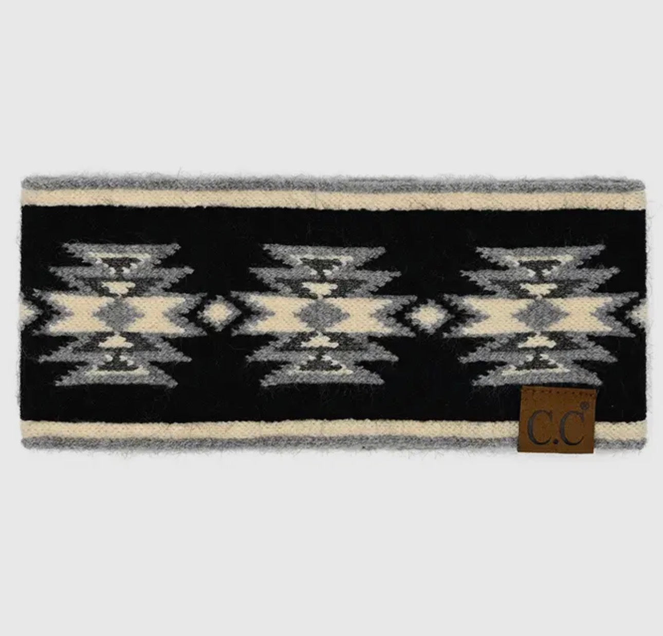 Tan and Black C.C. Headband