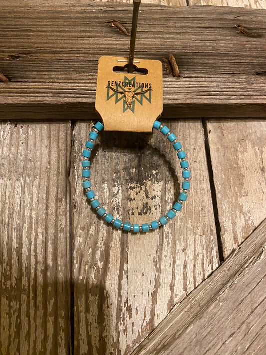 Little Turquoise Rock Bracelet