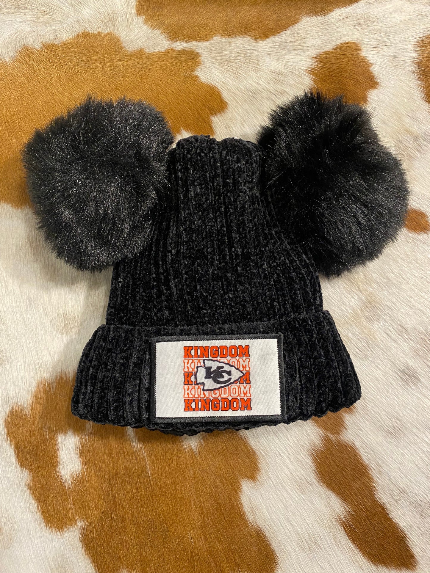 Black Toddler KC Beanie