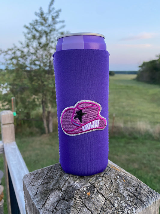 Purple Hat Koozie