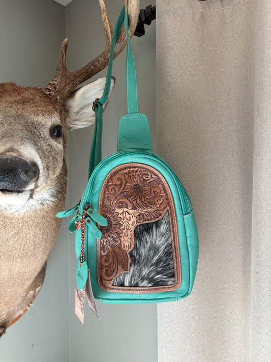 Silver mine Sling bag