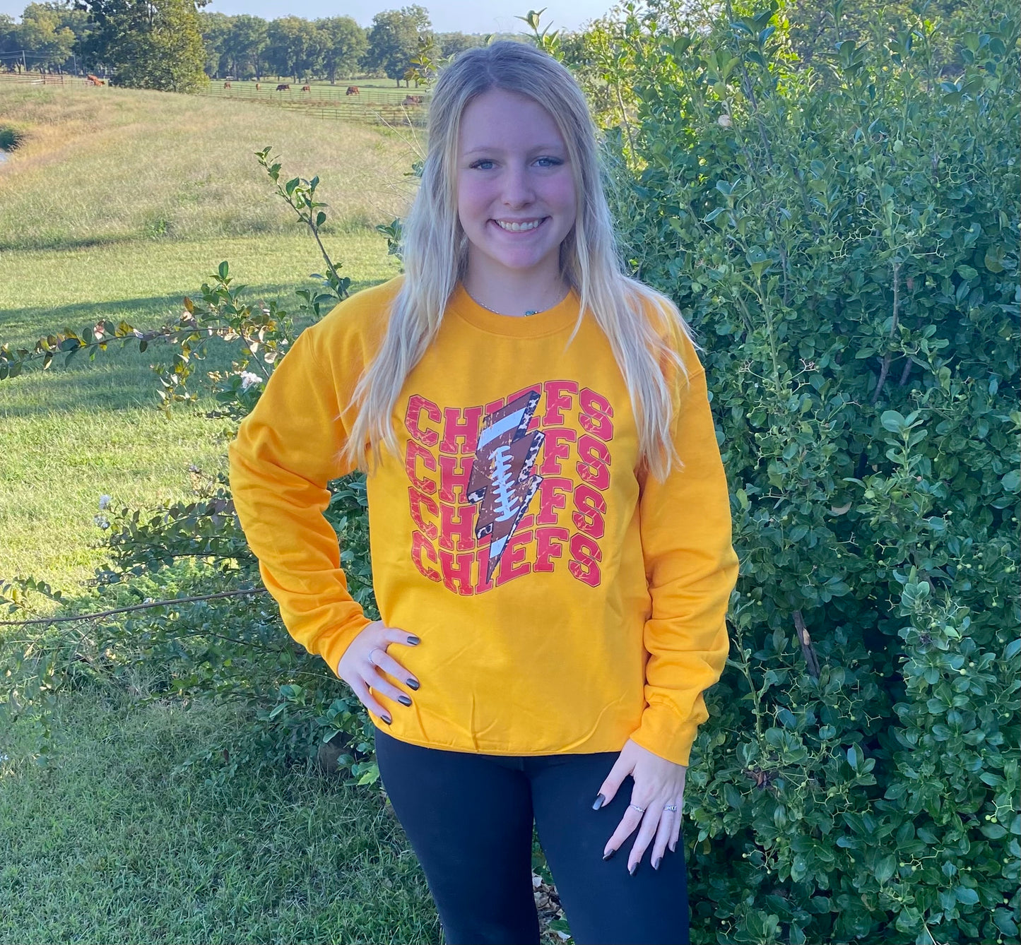 Chiefs Lighting Bolt Sweatshirt