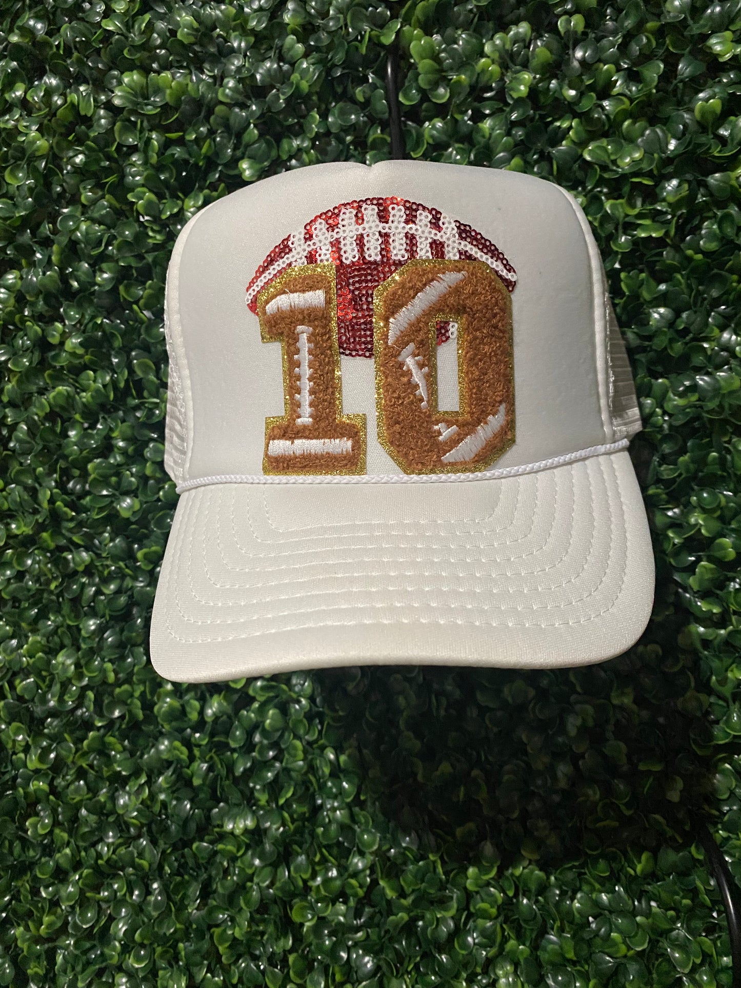 #10 Football Trucker Hat