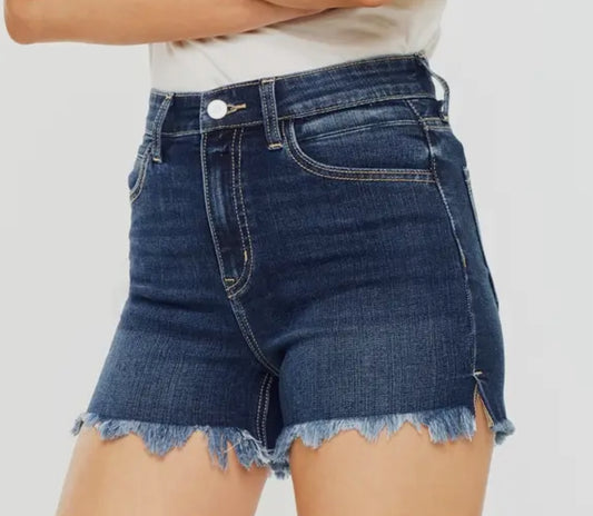 Kan Can Dark Wash Shorts