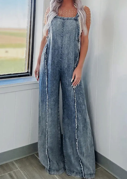 Soft Denim Jumpsuit