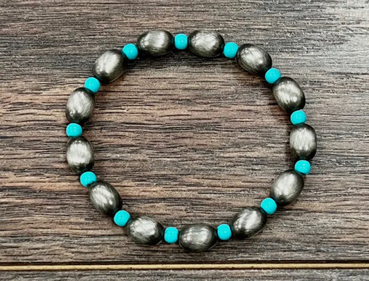 Oval Beaded Bracelet