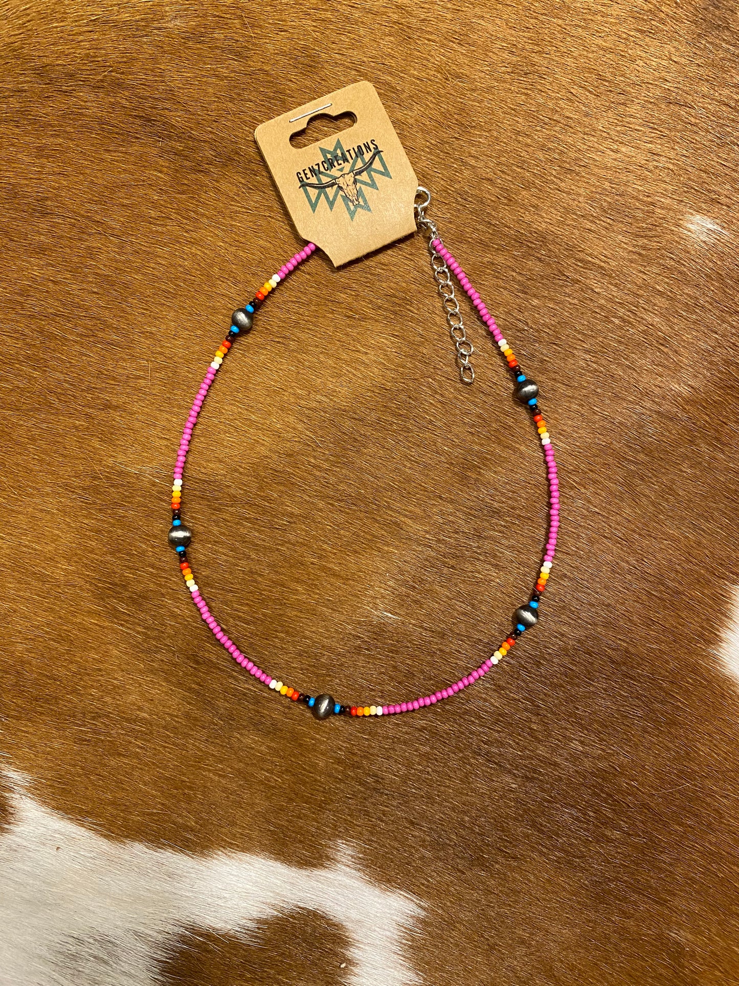 Pink Cowgirl Necklace