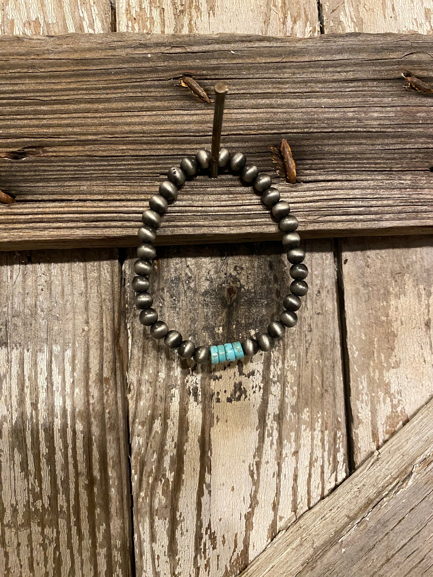 Small Navajo & Turquoise Bracelet