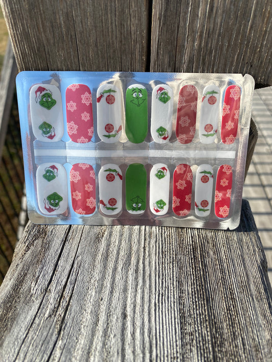 Grinch Press On Nails