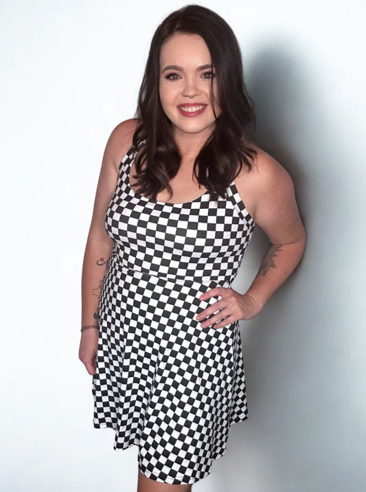Checkered Athletic Dress