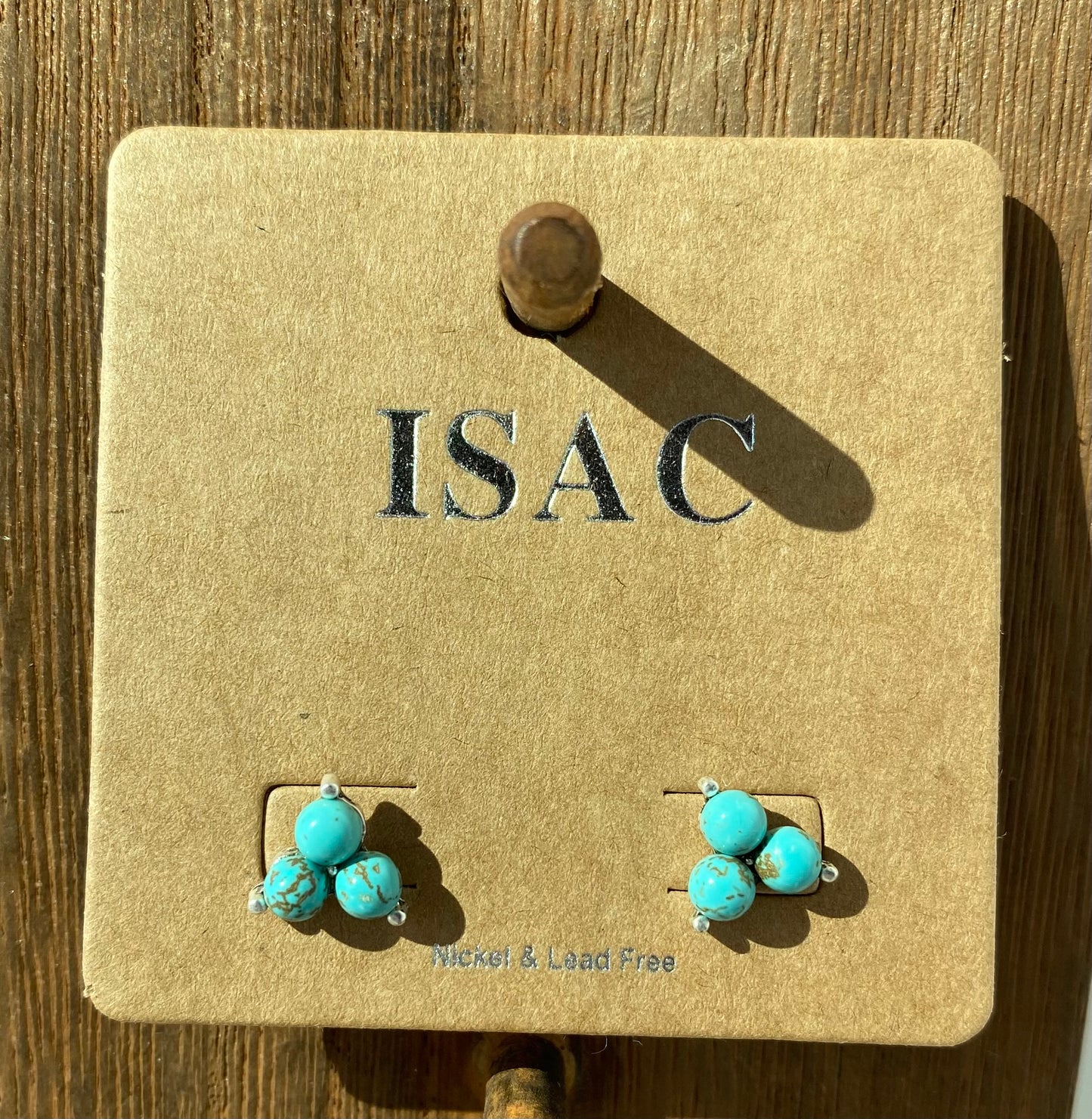 Turquoise Cluster Stud Earrings