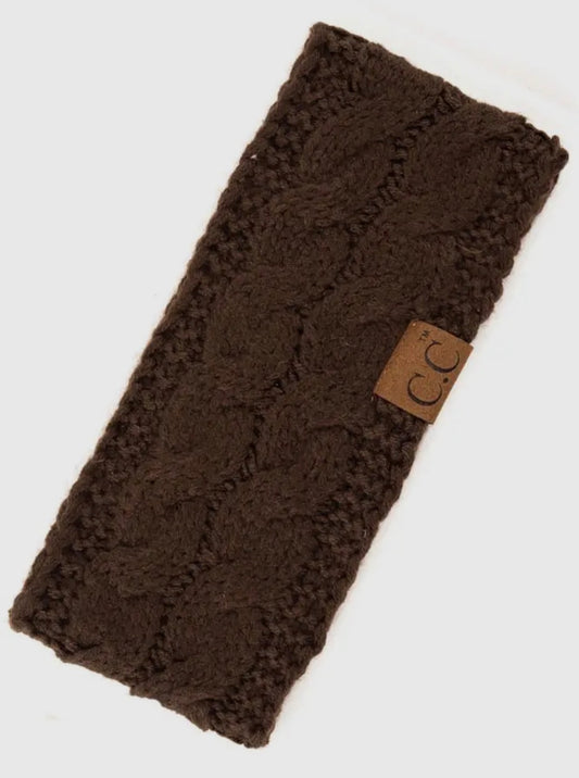 Brown C.C. Headband