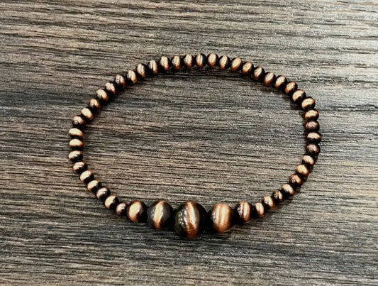 Graduated Copper Bracelet