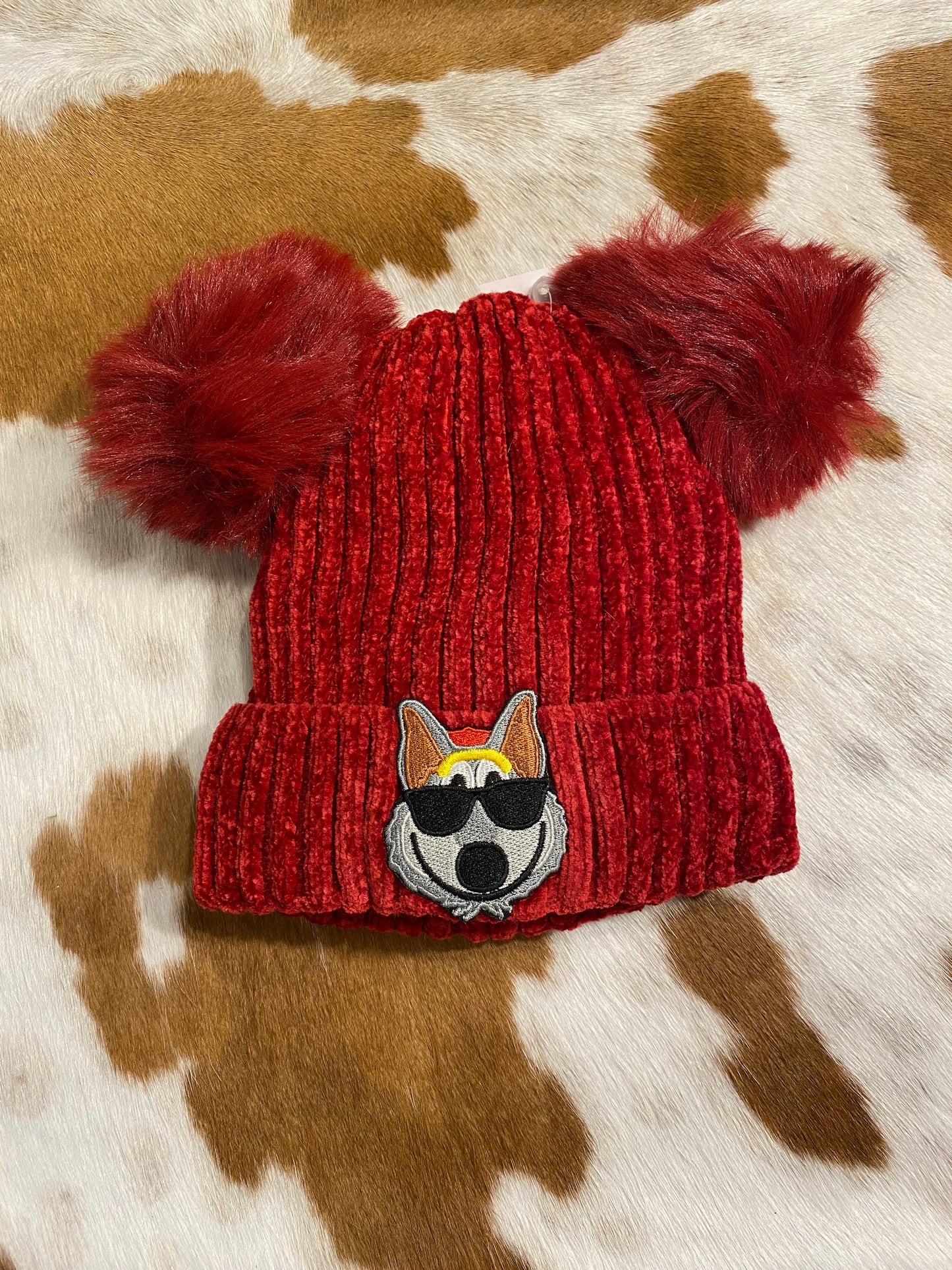 Red Toddler KC Beanie