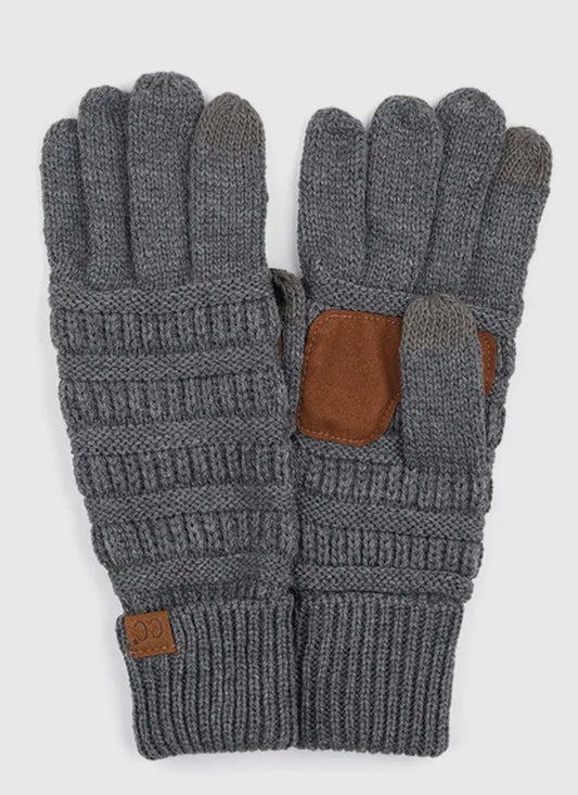 Grey C.C. Gloves