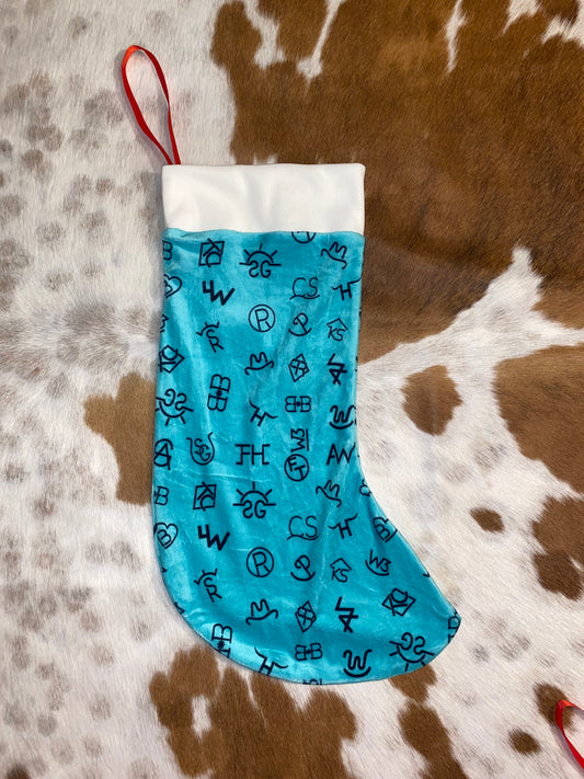 Turquoise Brand Stocking