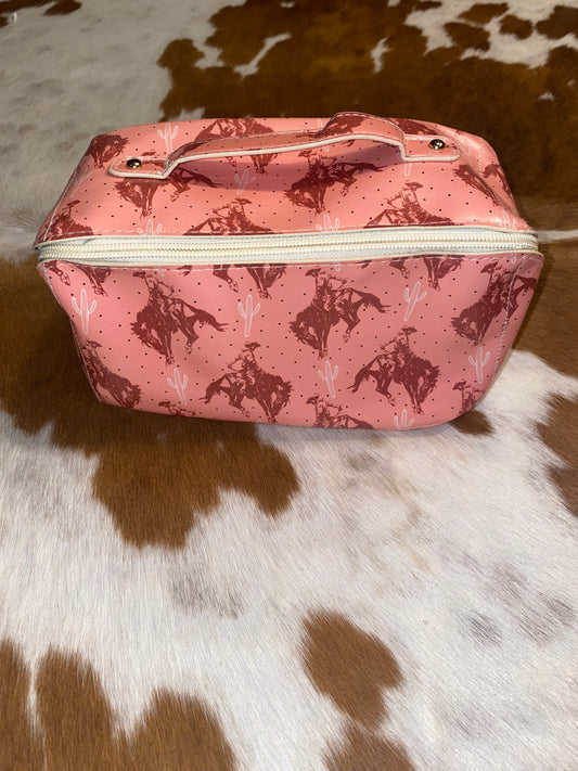 Pink Rodeo Makeup Bag