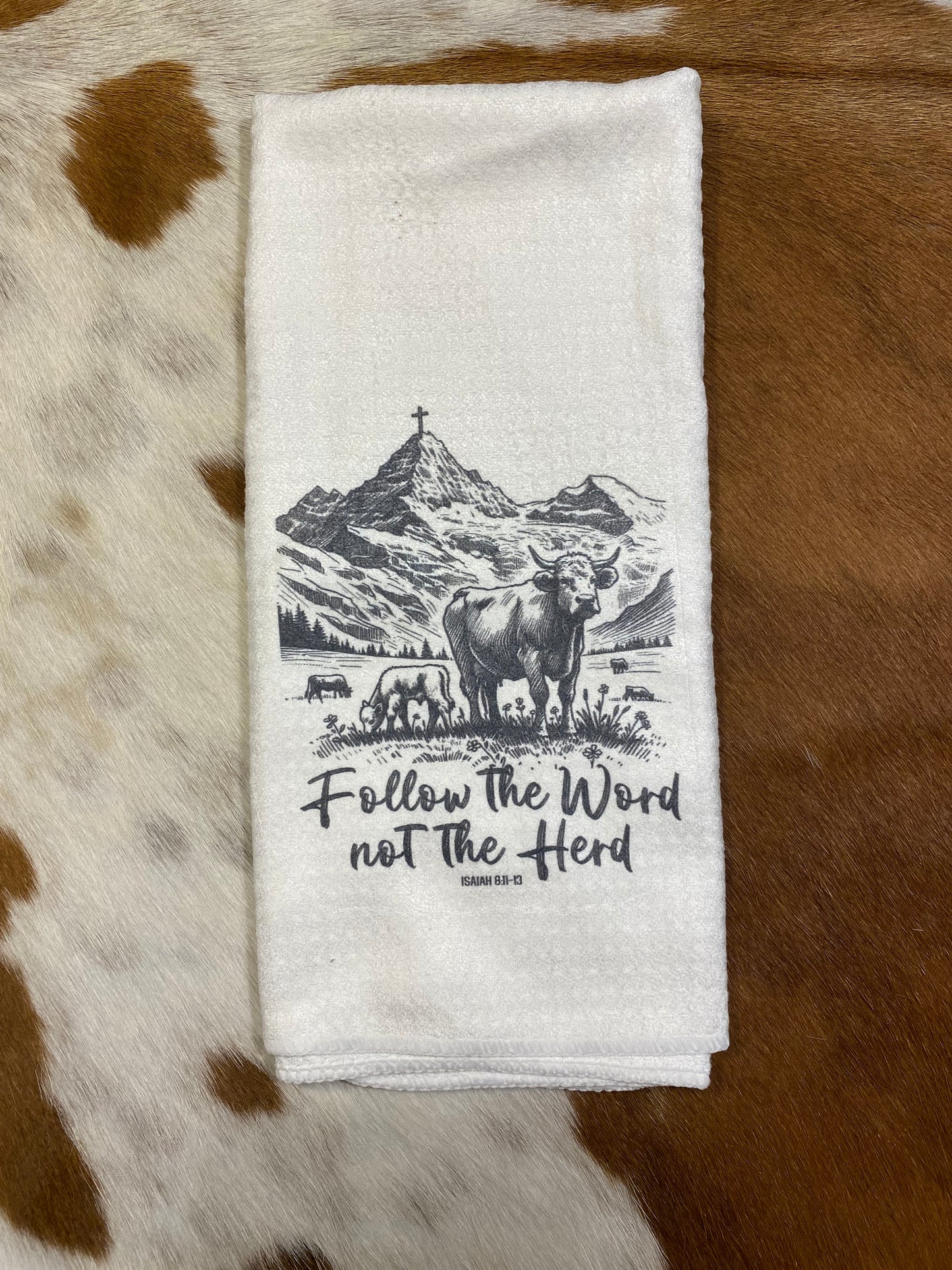 “Follow the World” Kitchen Towel