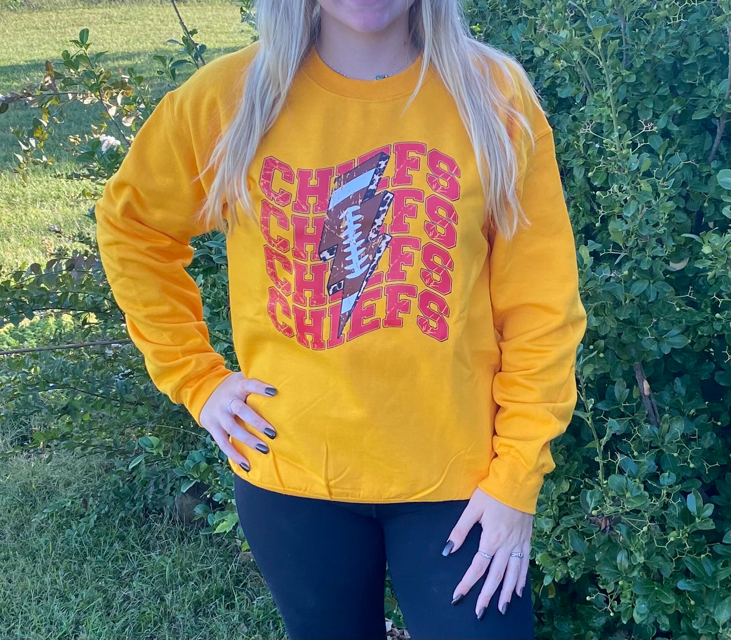 Chiefs Lighting Bolt Sweatshirt