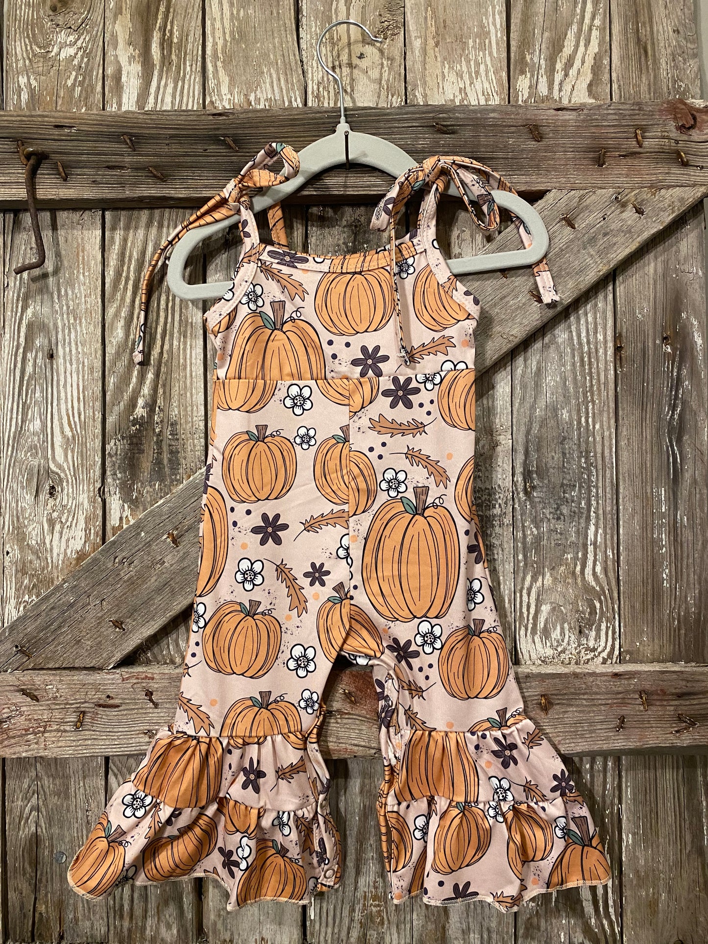 Pumpkin Girls Romper