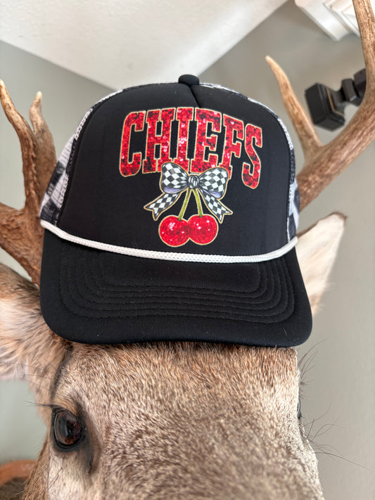 Checkered Chiefs Hat