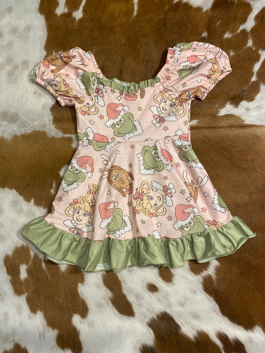 Girls Grinch Dress