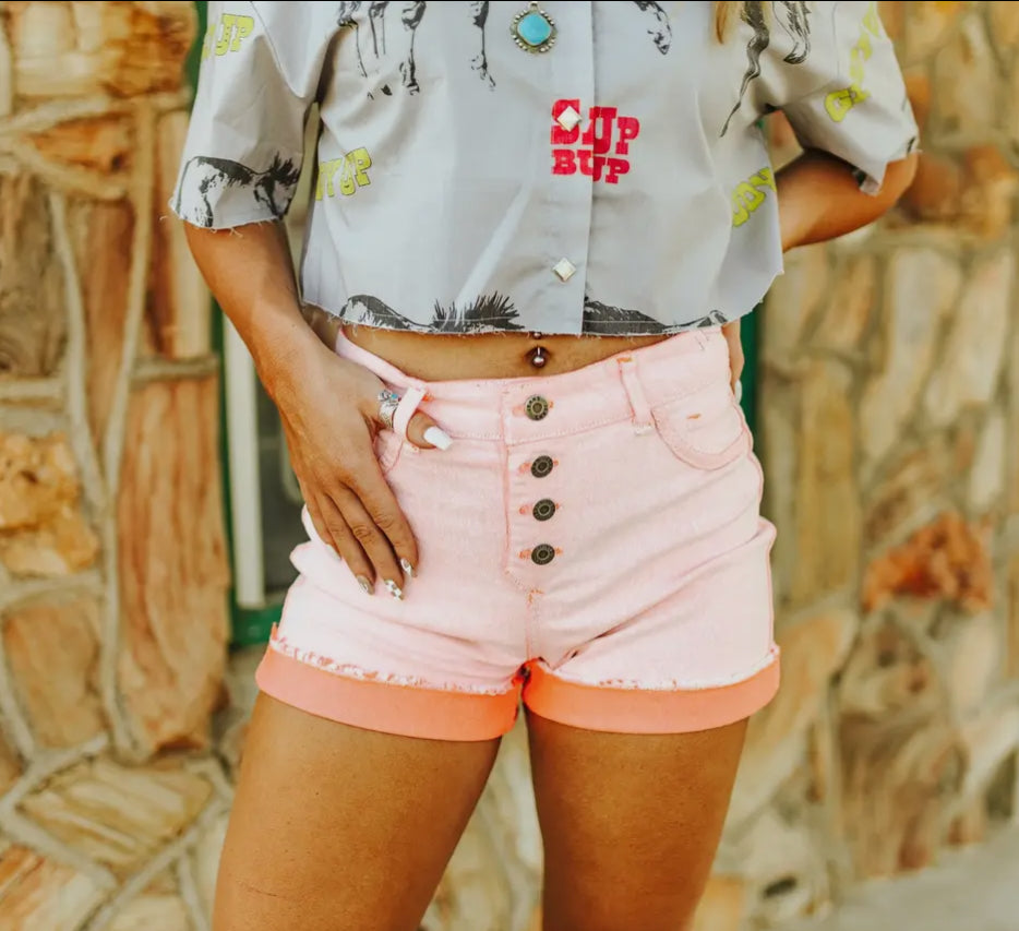 Reversible Neon Shorts