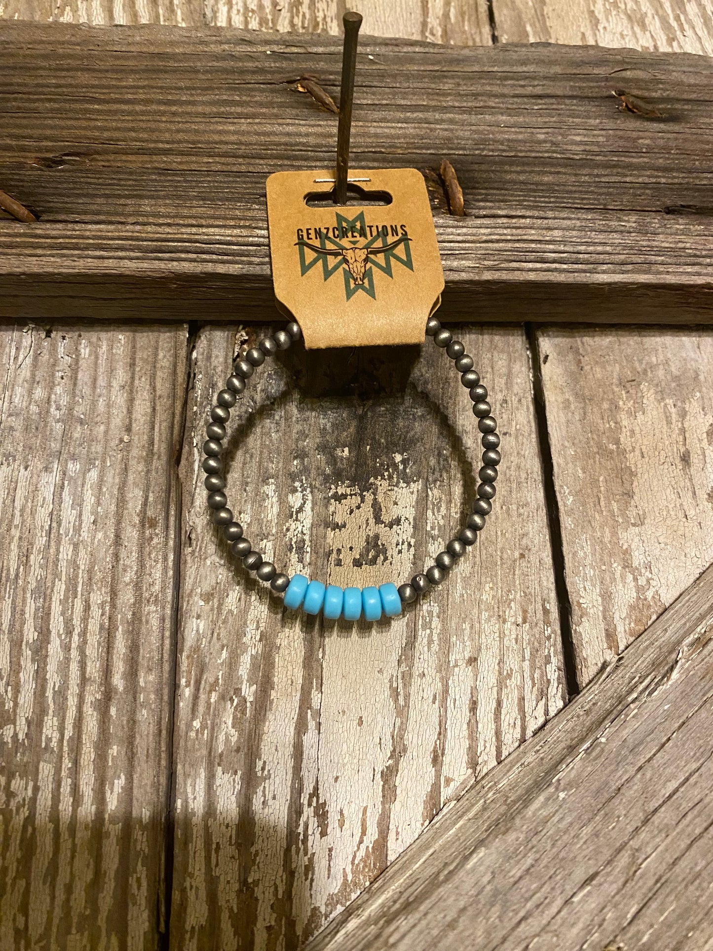 Teal Plain Jane Bracelet