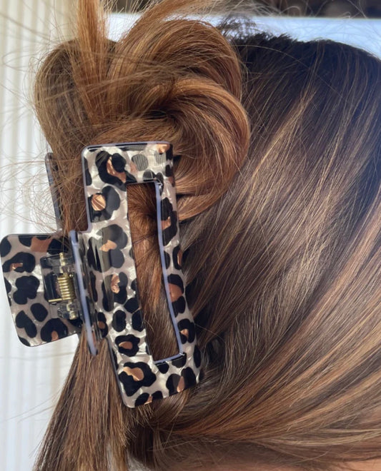 Cheetah Claw Clip
