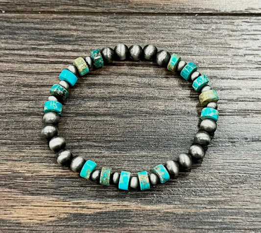 Navajo Gemstone Bracelet