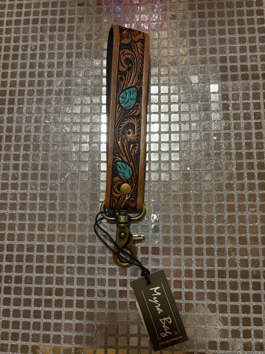 Turquoise Stone Key Fob