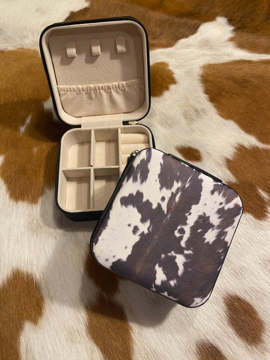 Cow Print Jewelry Box