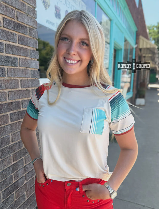 Striped Pocket Tee