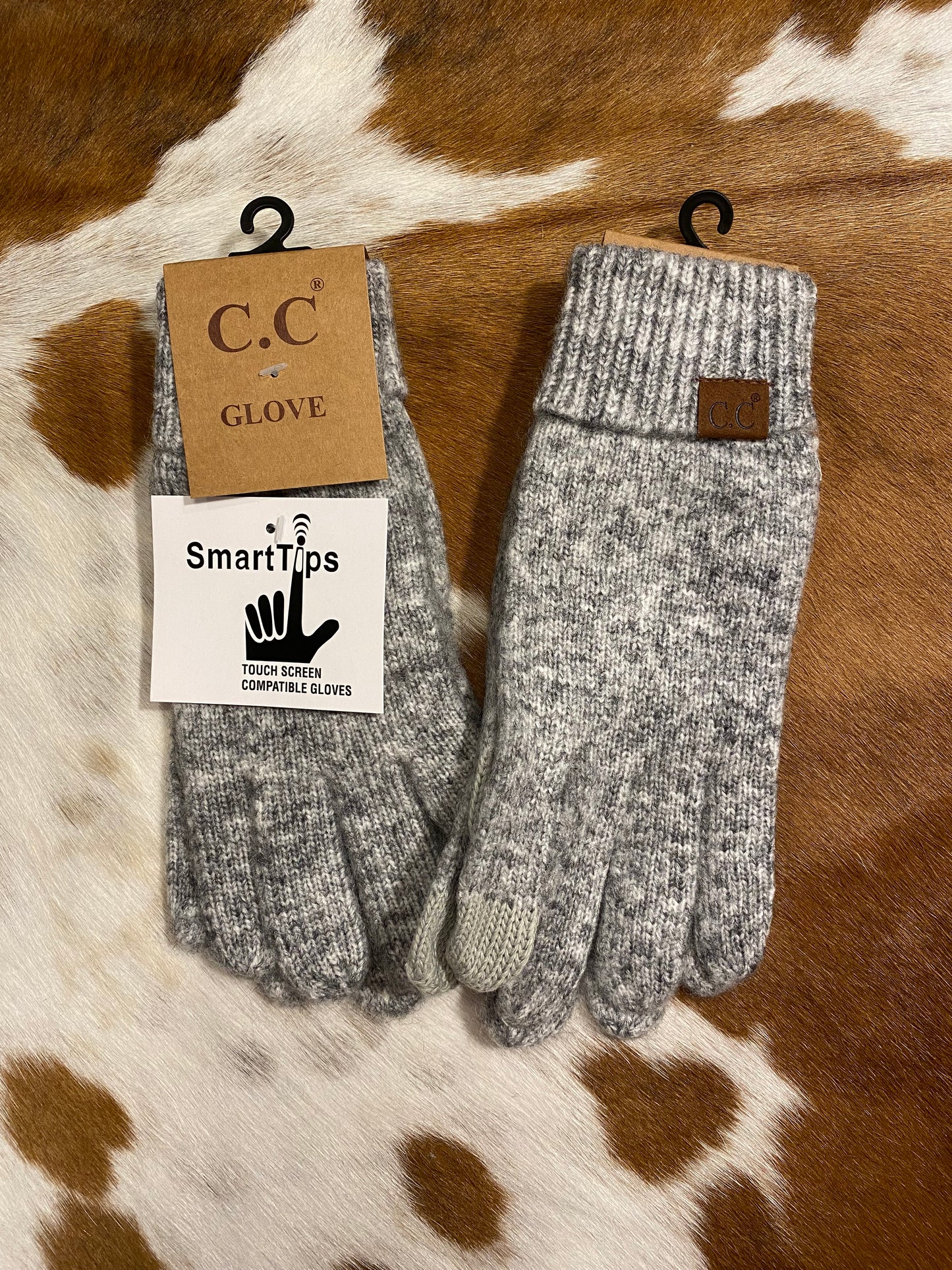 Grey C.C Gloves